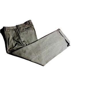 Lauren Ralph Lauren Olive Green Wool Regular Pants for Men’s Sz-34/32